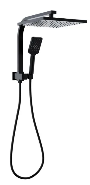 Sando Twin Shower Matte Black by null, a Shower Heads & Mixers for sale on Style Sourcebook