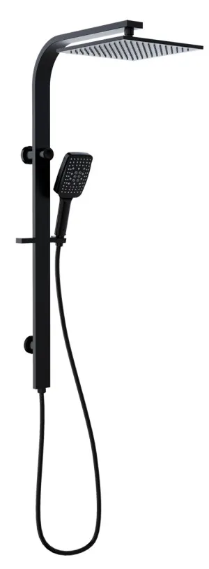 Sando Twin Shower Matte Black by null, a Shower Heads & Mixers for sale on Style Sourcebook