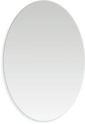Oval Frameless Mirror 550X750 by null, a Vanity Mirrors for sale on Style Sourcebook