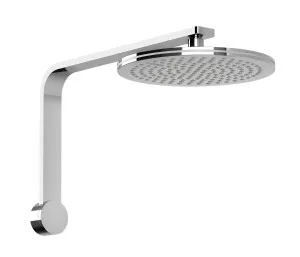 NX Quil Overhead Wall Shower Upswept Chrome by null, a Shower Heads & Mixers for sale on Style Sourcebook