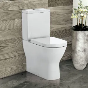 Delta Rimless Extra Height Back To Wall Suite P Trap Gloss White by null, a Toilets & Bidets for sale on Style Sourcebook