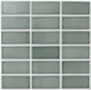 City Green Gloss Mosaic Tile by null, a Mosaic Tiles for sale on Style Sourcebook