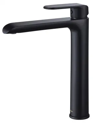 Jaya Vessel Basin Mixer Matte Black by null, a Bathroom Taps & Mixers for sale on Style Sourcebook
