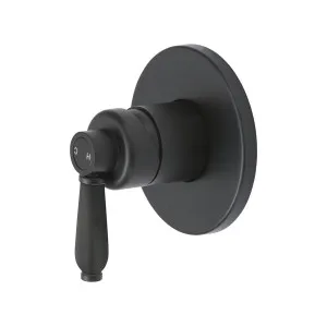 Eleanor Wall/Shower Mixer Matte Black by null, a Shower Heads & Mixers for sale on Style Sourcebook