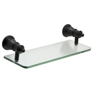 Lillian Shower Shelf 350 Matte Black by null, a Shelves & Soap Baskets for sale on Style Sourcebook