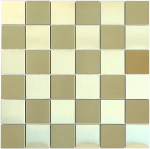 Metal Brass Mosaic by null, a Brick Look Tiles for sale on Style Sourcebook