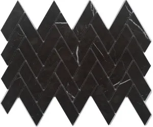 Euromarmo Pietra Grey Arrow Polished Mosaic Tile by null, a Mosaic Tiles for sale on Style Sourcebook