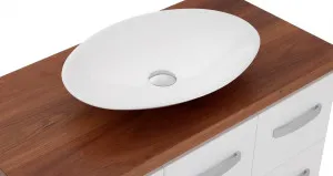 Keeto Vessel Basin NTH Ceramic 500X355 Gloss White by null, a Basins for sale on Style Sourcebook