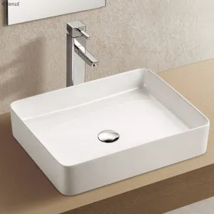 Luciana Vessel Basin NTH Ceramic 510X405 Gloss White by null, a Basins for sale on Style Sourcebook