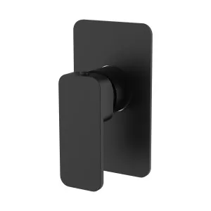 Platz Wall/Shower Mixer Matt Black by null, a Laundry Taps for sale on Style Sourcebook