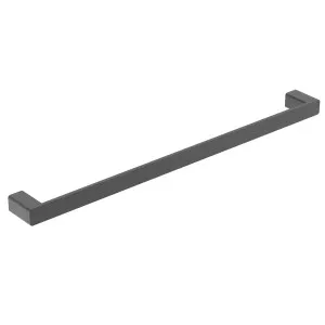 Platz Single Towel Rail 800 Gun Metal by null, a Towel Rails for sale on Style Sourcebook