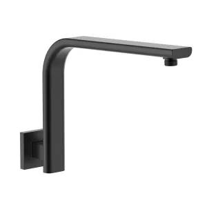 Platz Curved Shower Arm 337 Matt Black by null, a Laundry Taps for sale on Style Sourcebook