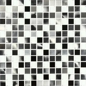 Metal Plus Mix Mosaic by null, a Brick Look Tiles for sale on Style Sourcebook