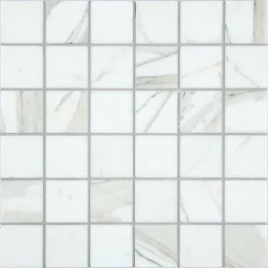 Calacatta Honed Mosaic by null, a Brick Look Tiles for sale on Style Sourcebook