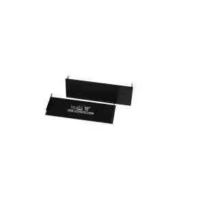 Lauxes Tile Insert Plus Floor Grate & Next Generation Floor Grate End Caps 35mm high (Pack of 2) - Midnight by null, a Shower Grates & Drains for sale on Style Sourcebook