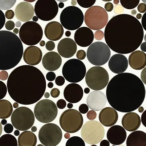 Bubbles Amethyst Mosaic by null, a Brick Look Tiles for sale on Style Sourcebook