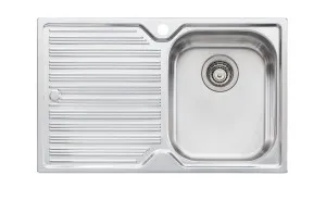Diaz Single Right Sink 1TH 770X480 Stainless Steel by null, a Kitchen Sinks for sale on Style Sourcebook