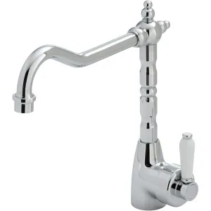 Eleanor Sink Mixer 226 Chrome/White by null, a Laundry Taps for sale on Style Sourcebook