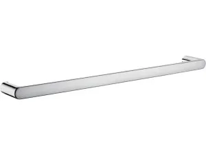 Lincoln Towel Rail Single 600 Chrome/Black by null, a Towel Rails for sale on Style Sourcebook