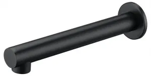 Hali Bath Outlet Straight 175 Matte Black by null, a Bathroom Taps & Mixers for sale on Style Sourcebook