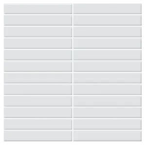 Mod Fingers White Matt Mosaic Tile by Beaumont Tiles, a Mosaic Tiles for sale on Style Sourcebook