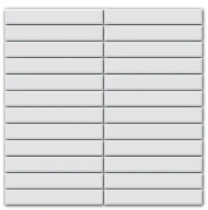 Mod Fingers White Gloss Mosaic Tile by null, a Mosaic Tiles for sale on Style Sourcebook