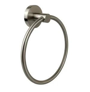 Goulburn Towel Ring Brushed Nickel by null, a Towel Rails for sale on Style Sourcebook