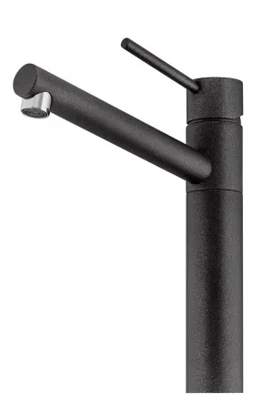 Santorini Sink Mixer 206 Matte Black by null, a Kitchen Taps & Mixers for sale on Style Sourcebook