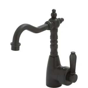 Eleanor Basin Mixer Matte Black by null, a Bathroom Taps & Mixers for sale on Style Sourcebook