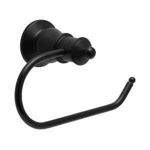 Lillian Toilet Roll Holder Matte Black by null, a Toilet Paper Holders for sale on Style Sourcebook