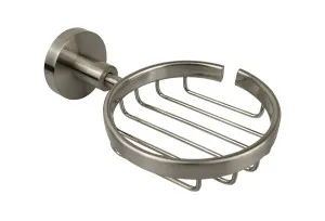 Goulburn Soap Basket Brushed Nickel by null, a Shelves & Soap Baskets for sale on Style Sourcebook
