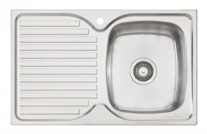 Endeavour Single Right Sink 1TH 770X480 Stainless Steel by null, a Kitchen Sinks for sale on Style Sourcebook