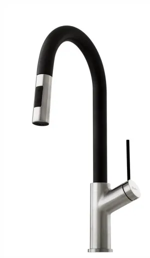 Vilo Sink Mixer Pull Out/Pull Down 203 Stainless Steel by null, a Laundry Taps for sale on Style Sourcebook
