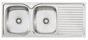 Endeavour Double Left Sink 1TH 1135X480 Stainless Steel by null, a Kitchen Sinks for sale on Style Sourcebook