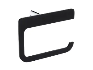 Lincoln Toilet Roll Holder Chrome/Black by null, a Toilet Paper Holders for sale on Style Sourcebook