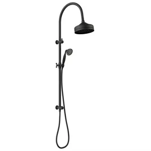 Lillian Twin Shower Matte Black by null, a Shower Heads & Mixers for sale on Style Sourcebook