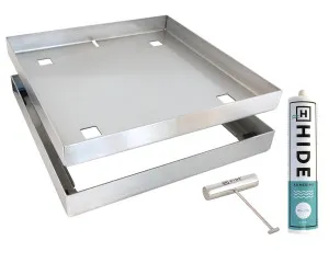 Skimmer lid Access cover kit 342mmx25-32mm by null, a Shower Grates & Drains for sale on Style Sourcebook