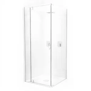 Merrica Front & Return Shower Screen Framed 900X2000 Chrome by null, a Shower Screens & Enclosures for sale on Style Sourcebook