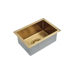 Single Bowl Sink NTH 382x272 Brushed Bronze by null, a Kitchen Sinks for sale on Style Sourcebook