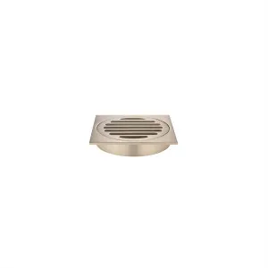 Grate Champagne Square 110x110x100mm by null, a Shower Grates & Drains for sale on Style Sourcebook