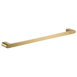 Flores Towel Rail Single 600 Brushed Gold by null, a Towel Rails for sale on Style Sourcebook