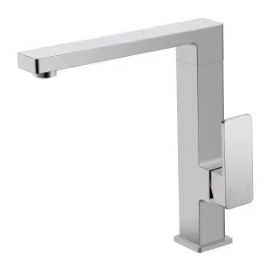 Ceram Sink Mixer Square Neck 196 Brushed Nickel by null, a Laundry Taps for sale on Style Sourcebook