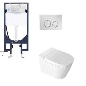 Novus Smart WH Suite P Trap Round ABS Chrome Button by null, a Toilets & Bidets for sale on Style Sourcebook