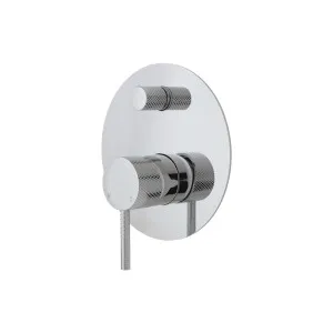 Axle Wall/Shower Mixer w Diverter Large Plate Chrome by null, a Shower Heads & Mixers for sale on Style Sourcebook