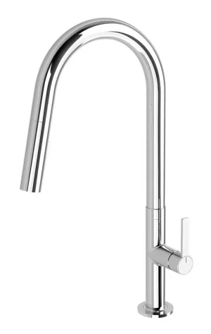 Lexi MkII Sink Mixer Pull Out/Pull Down Gooseneck 253 Chrome by null, a Kitchen Taps & Mixers for sale on Style Sourcebook