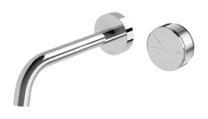 Axia Wall Basin Set Curved 180 Chrome by null, a Bathroom Taps & Mixers for sale on Style Sourcebook