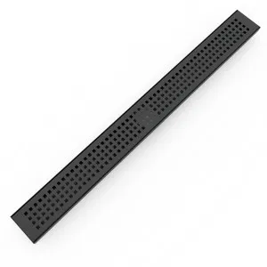 Builders CFG Grate Square Black 1500mm fixed/out by BEAUMONTS, a Shower Grates & Drains for sale on Style Sourcebook