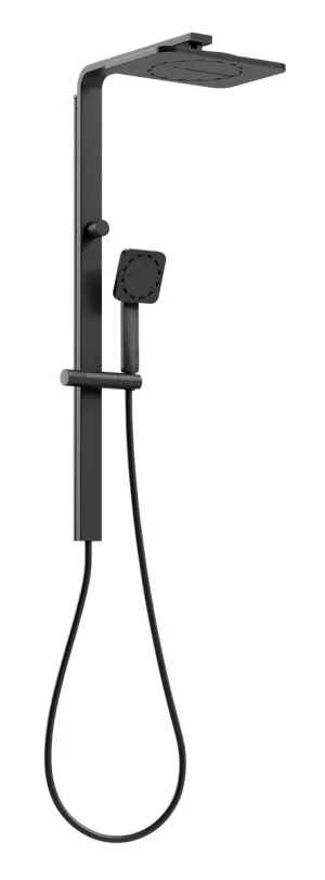 NX Orli Hydro Sense Twin Shower Matte Black by null, a Shower Heads & Mixers for sale on Style Sourcebook