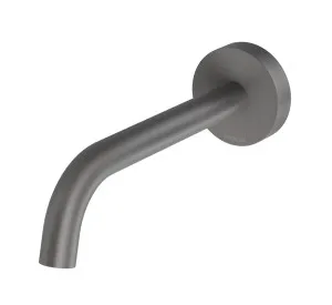 Vivid Slimline Plus Basin Outlet Curved 180 Gun Metal by null, a Bathroom Taps & Mixers for sale on Style Sourcebook