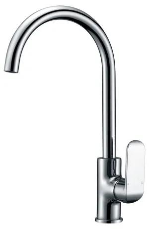 Jaya Sink Mixer Gooseneck 240 Chrome by null, a Kitchen Taps & Mixers for sale on Style Sourcebook